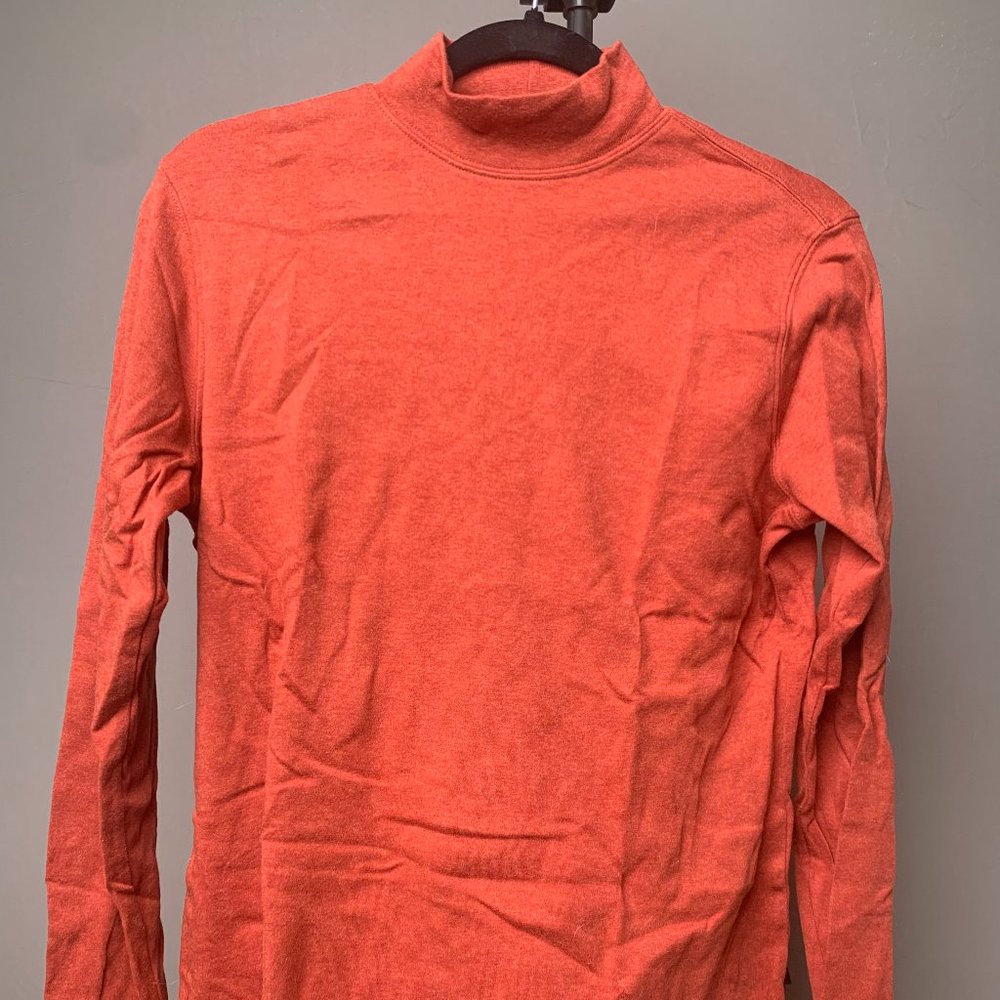 L.L. Bean Orange Mock Neck sweater